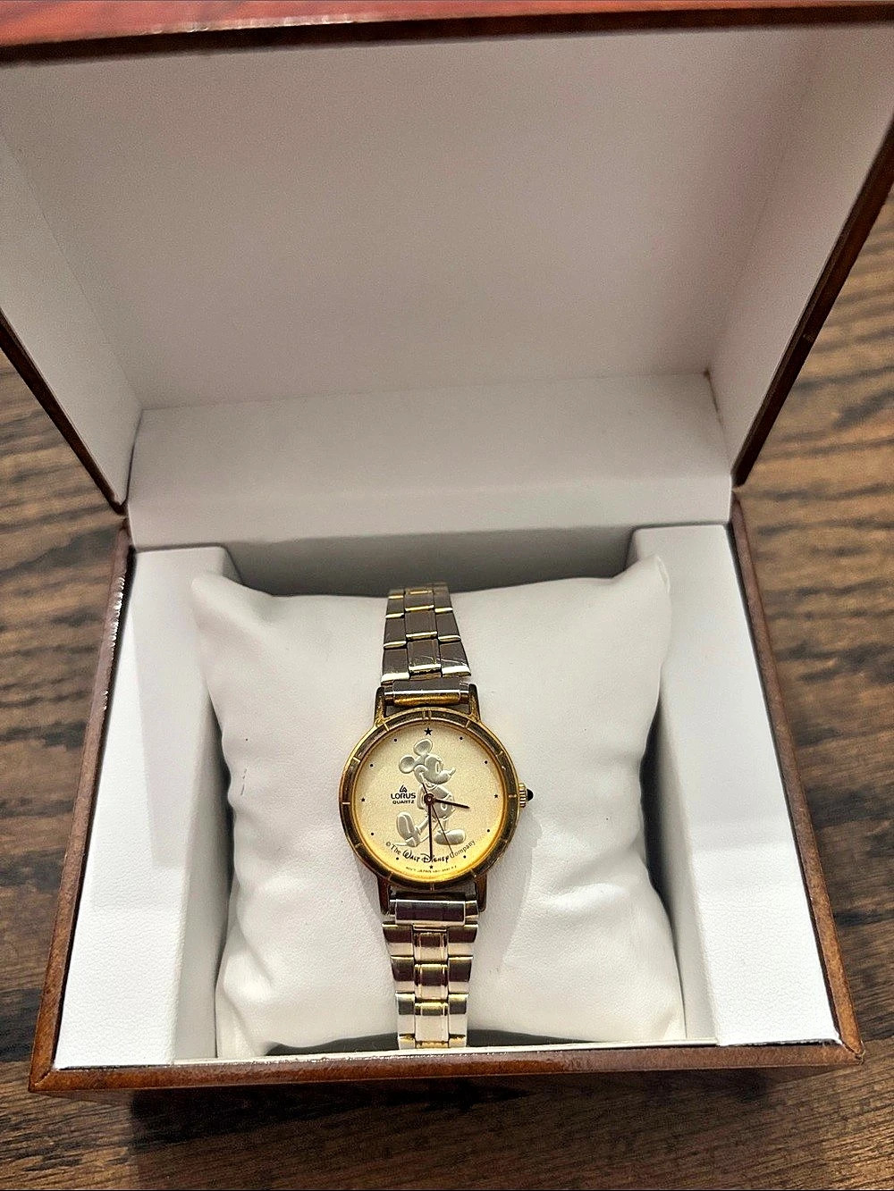 Vintage Lorus Disney Mickey Mouse Two-Tone Watch